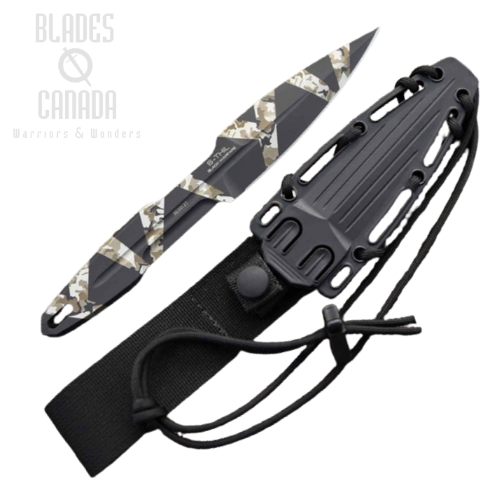 Extrema Ratio S-Thil Fixed Blade Knife, N690 Black Warfare, Nylon Sheath (image for) Extrema Ratio S-Thil Fixed Blade Knife, N690 Black Warfare, Nylon Sheath